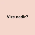 vize-nedir
