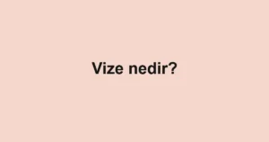 vize-nedir